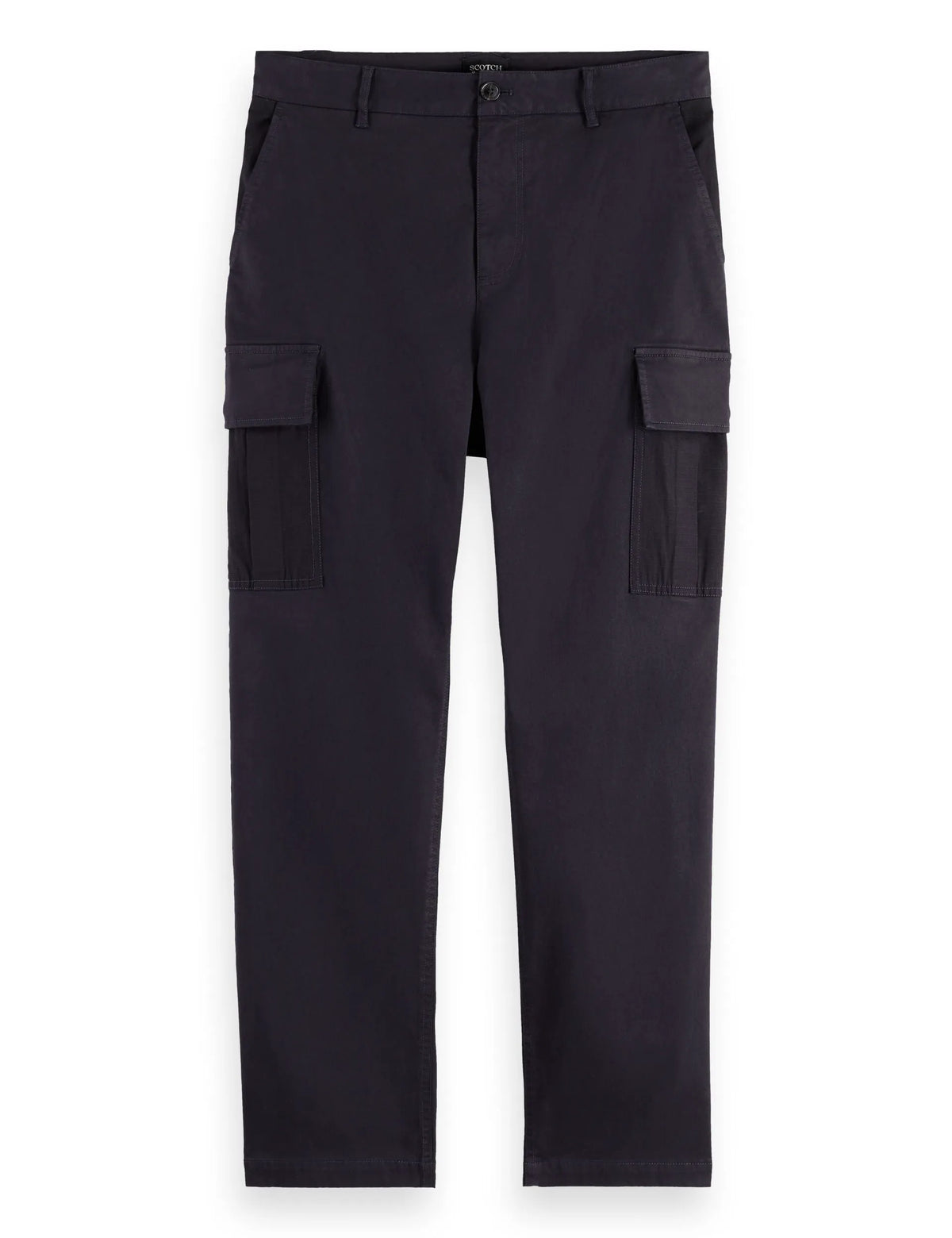 Harper- Garment-dyed cotton blend loose tapered cargo