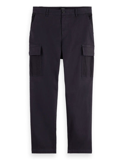 Harper- Garment-dyed cotton blend loose tapered cargo