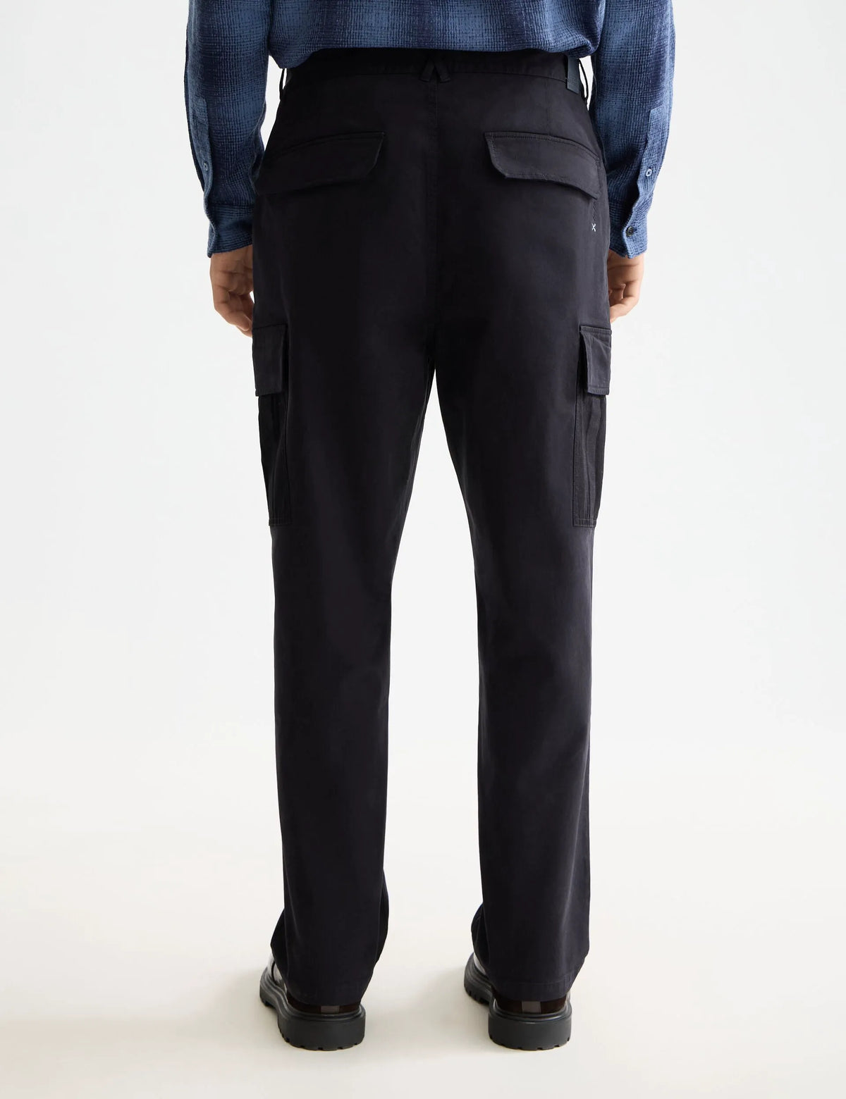 Harper- Garment-dyed cotton blend loose tapered cargo