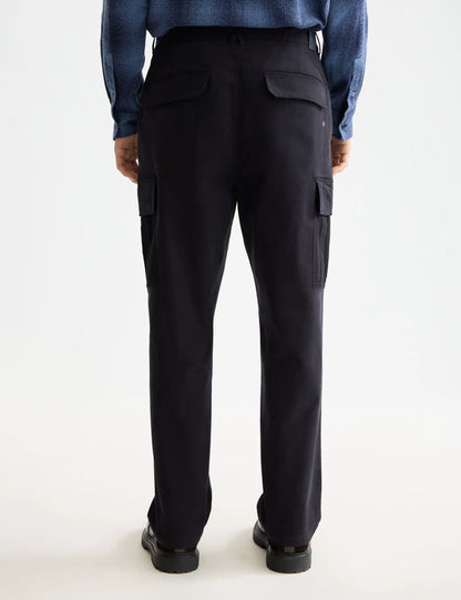 Harper- Garment-dyed cotton blend loose tapered cargo