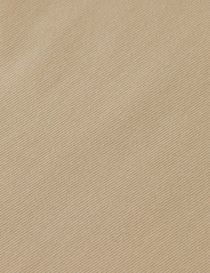 Tape-trimmed twill jersey pleated relaxed straight jogger