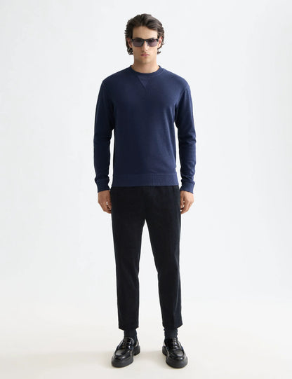 Fave - Cotton corduroy loose tapered jogger