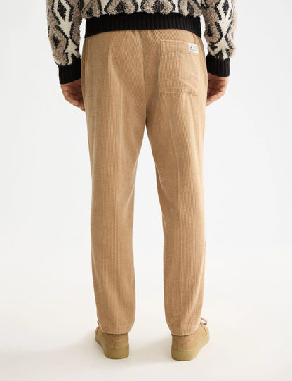Fave - Cotton corduroy loose tapered jogger