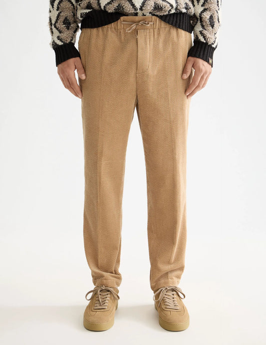 Fave - Cotton corduroy loose tapered jogger