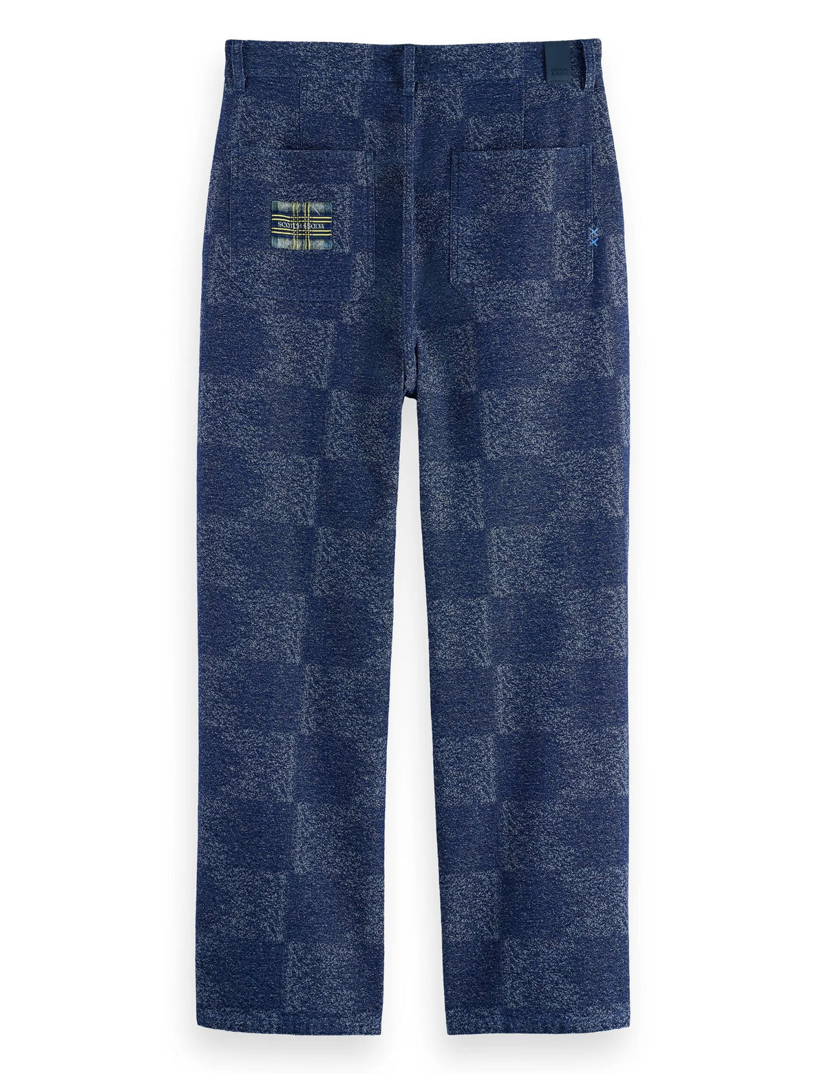 Pitch - cotton jacquard loose fit 5-pocket pant chino