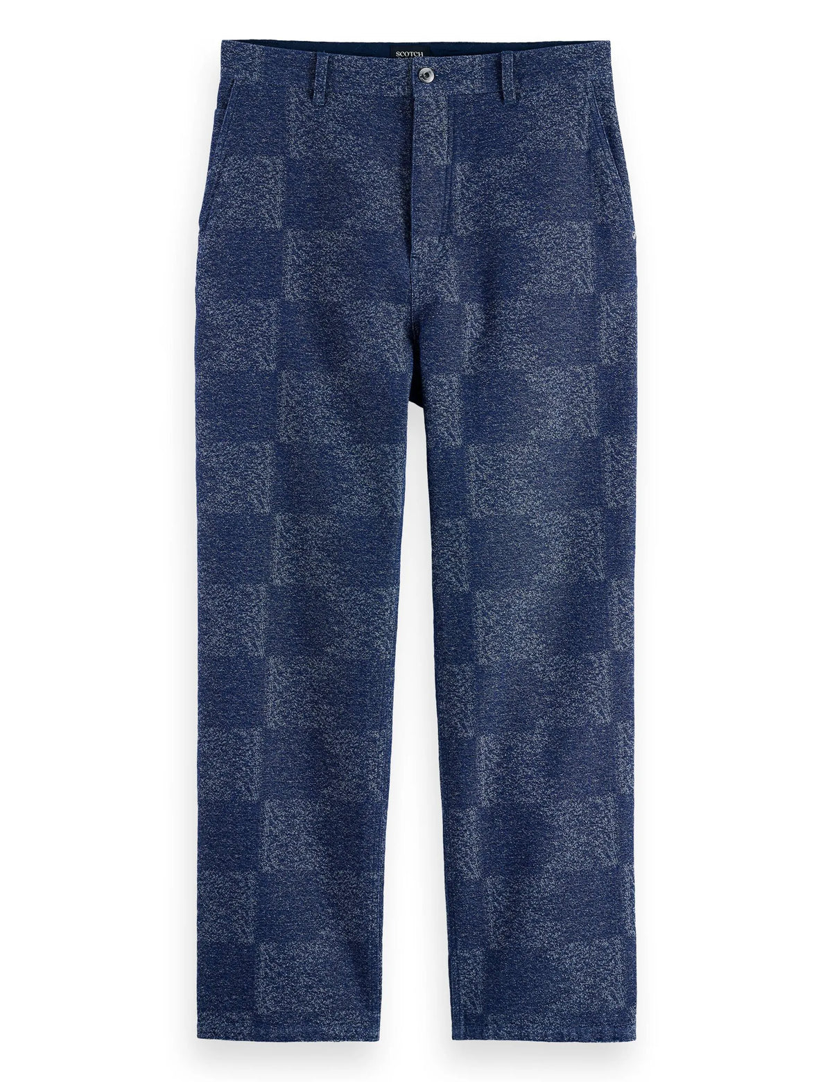 Pitch - cotton jacquard loose fit 5-pocket pant chino