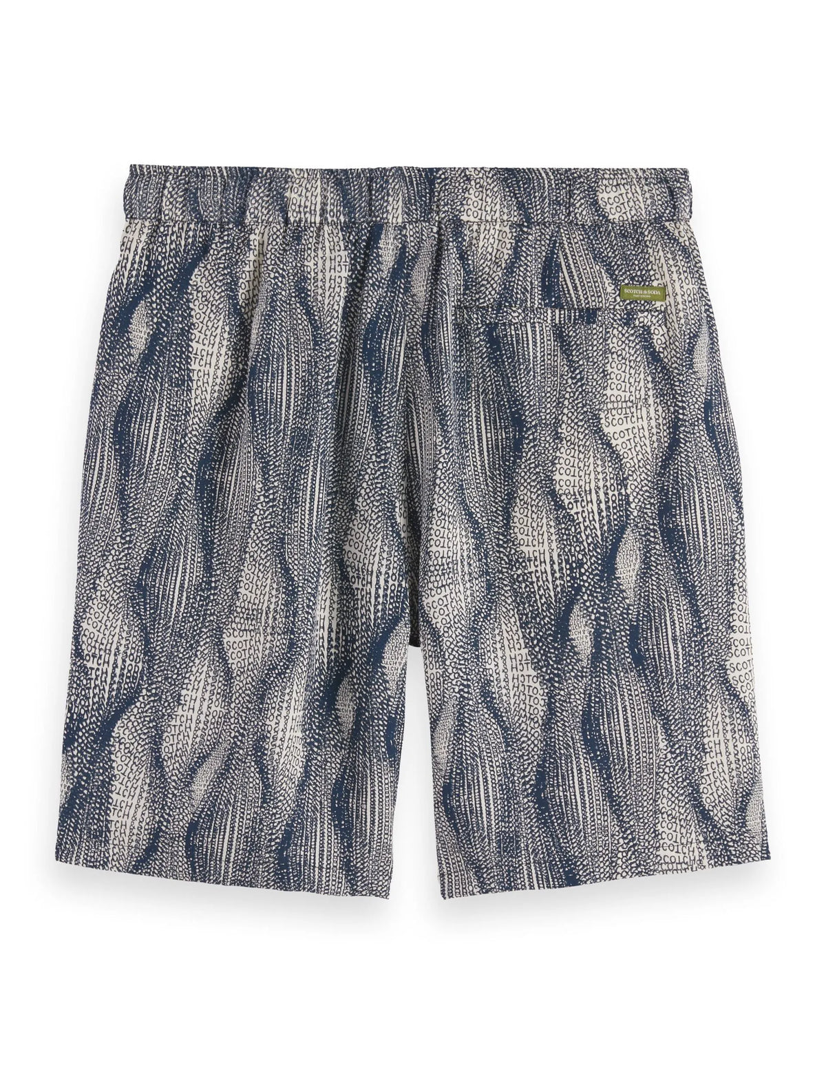 Fave - printed tencel regular fit bermuda short