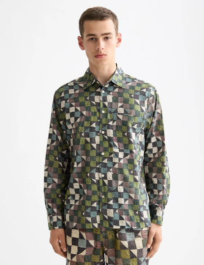 Printed relaxed-fit shirt