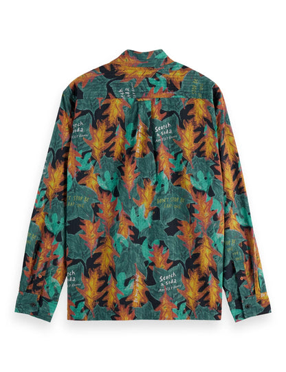 Structured printed shirt