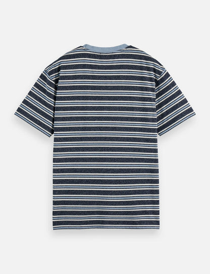 Relaxed Fit Yarn Dye Stripe T-shirt