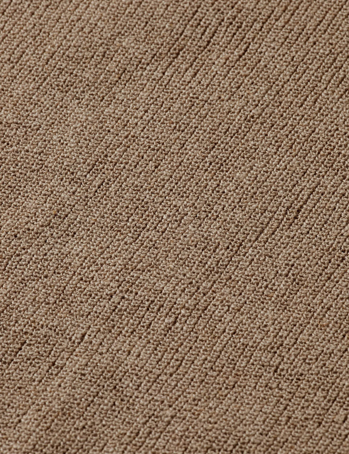 Linen blend crew neck