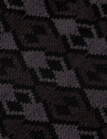 Tone on tone knitted polo