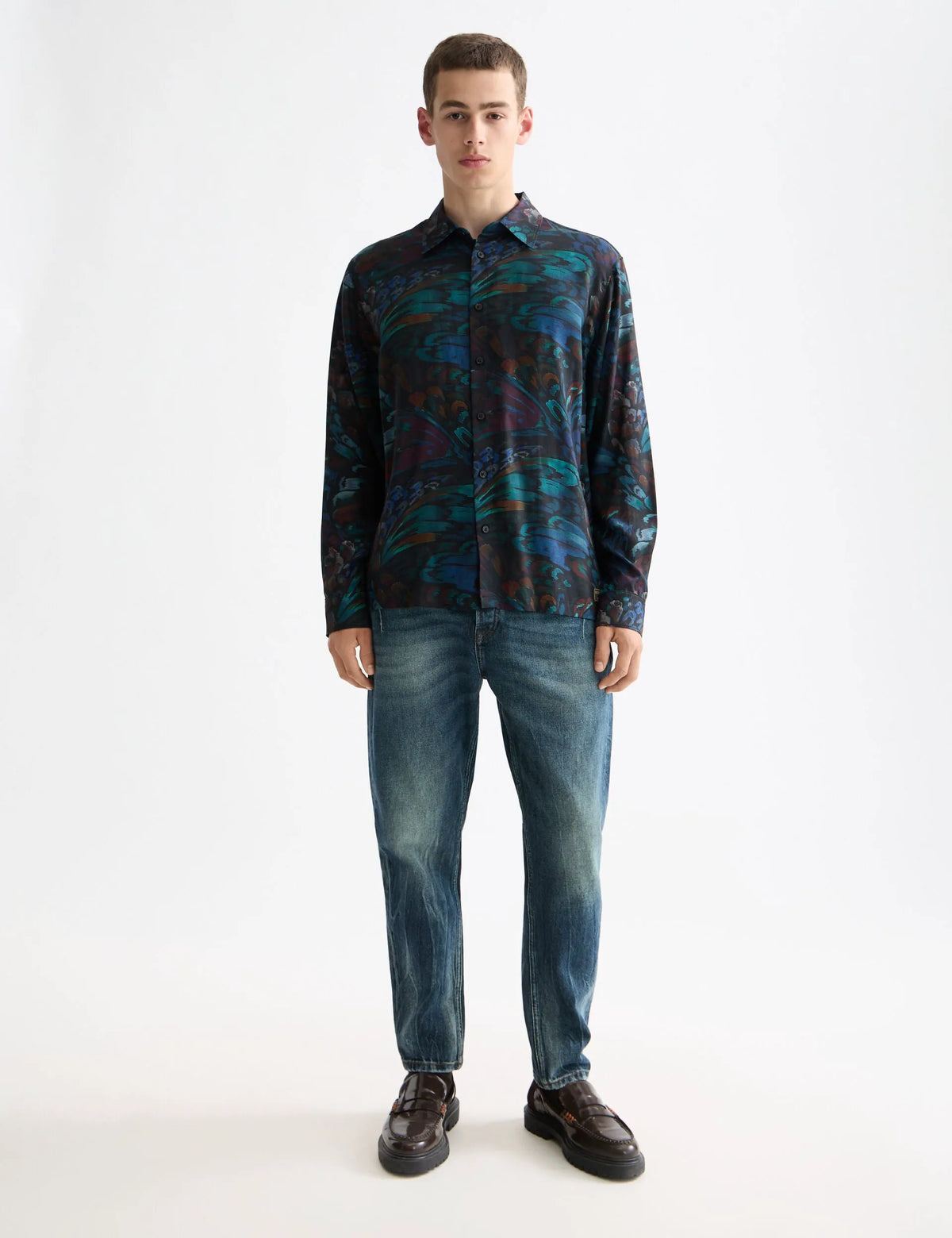 Printed relaxed-fit shirt