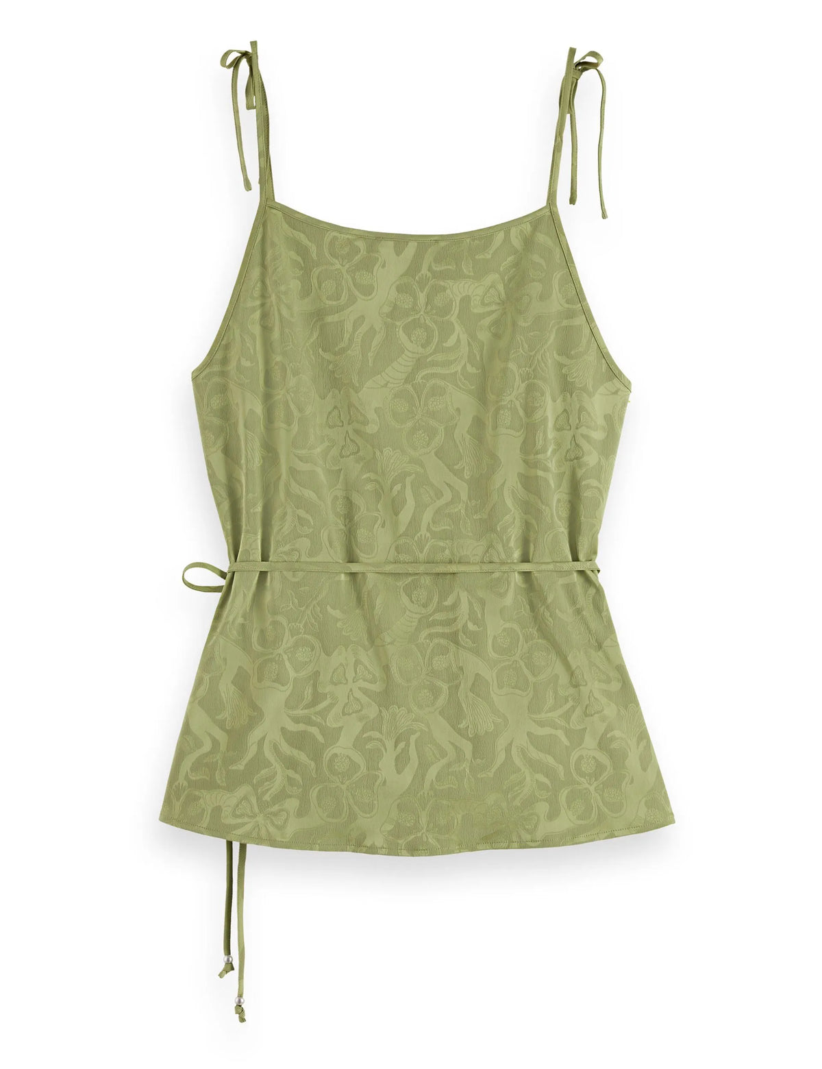 Draped wrap tank