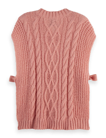Cable stitch spencer