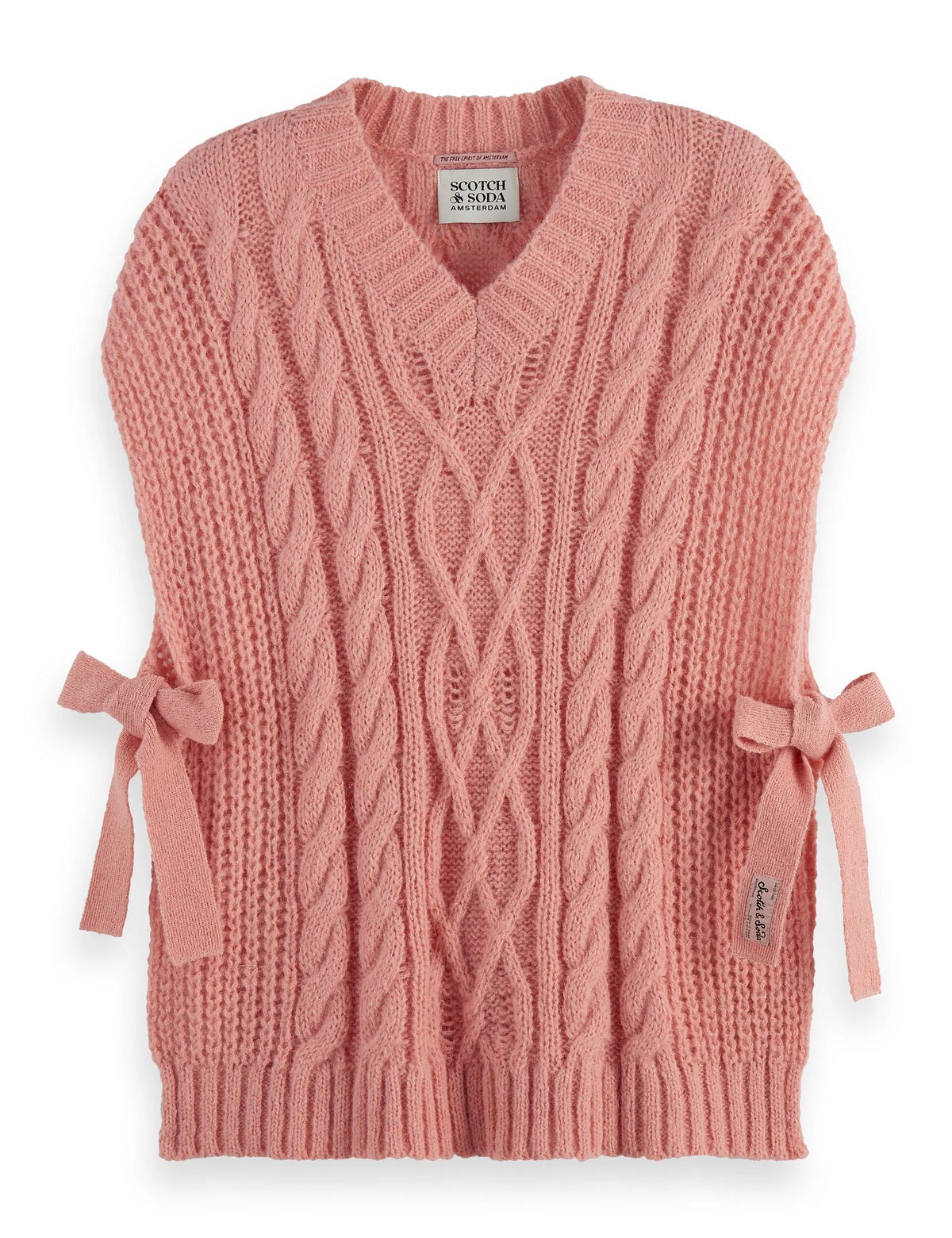 Cable stitch spencer