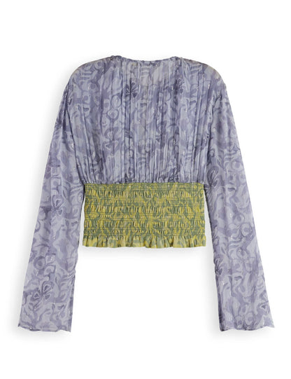 Smocked waist top