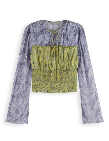Smocked waist top
