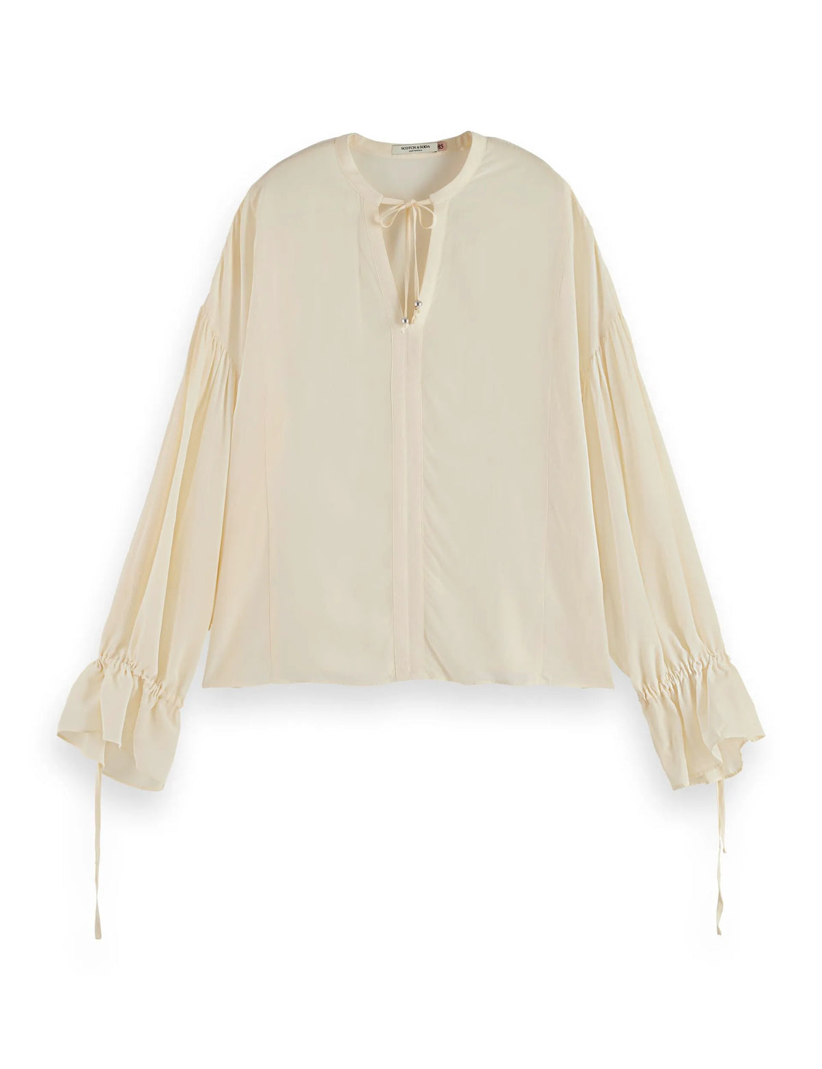 Easy top with draw string cuffs