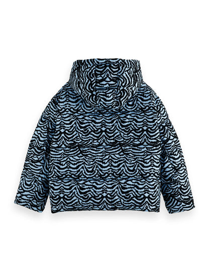 Hooded puffer