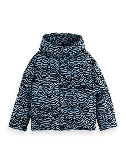 Hooded puffer