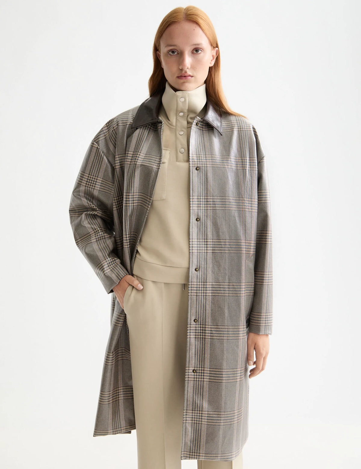 Coated raincoat