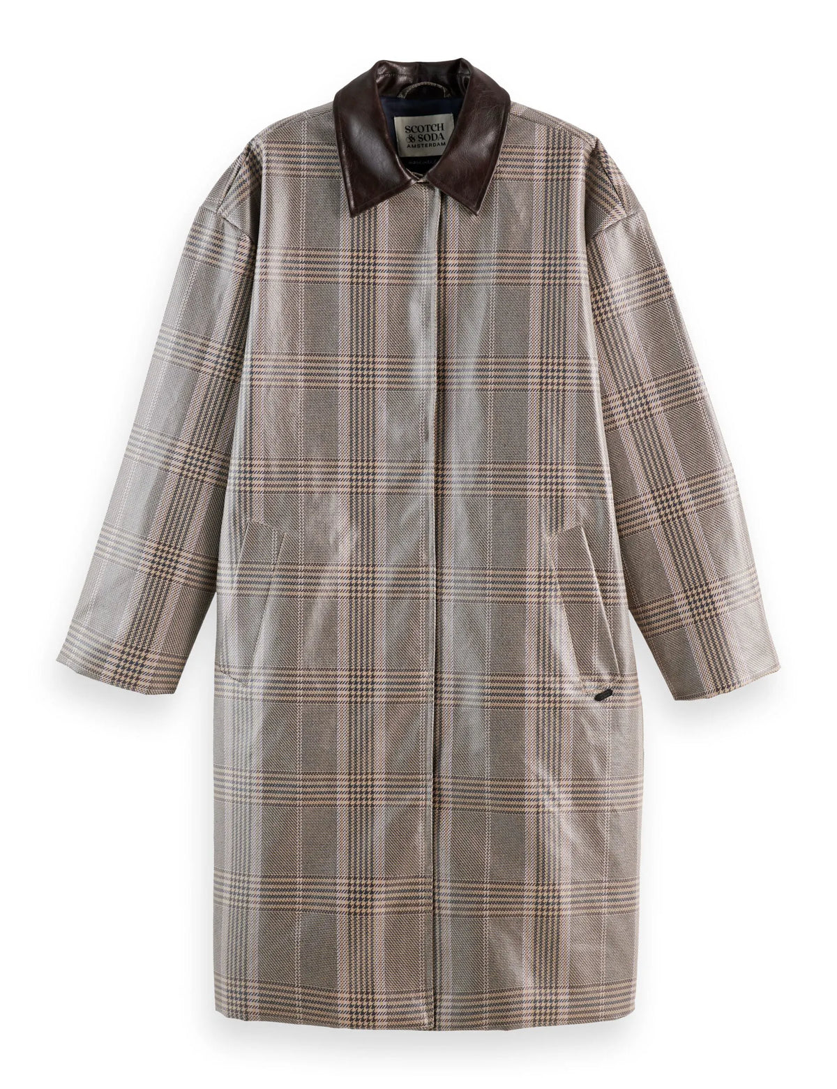 Coated raincoat
