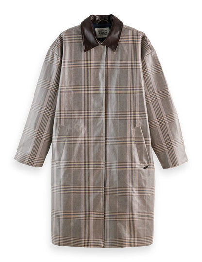 Coated raincoat