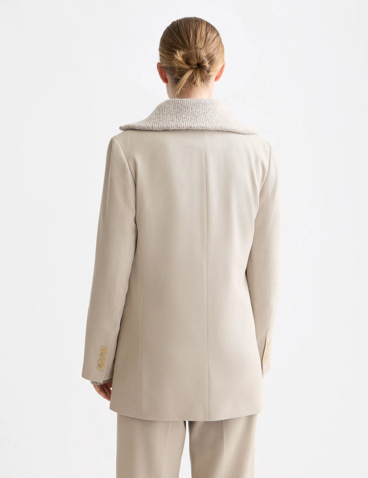 Gabardine single breasted Blazer