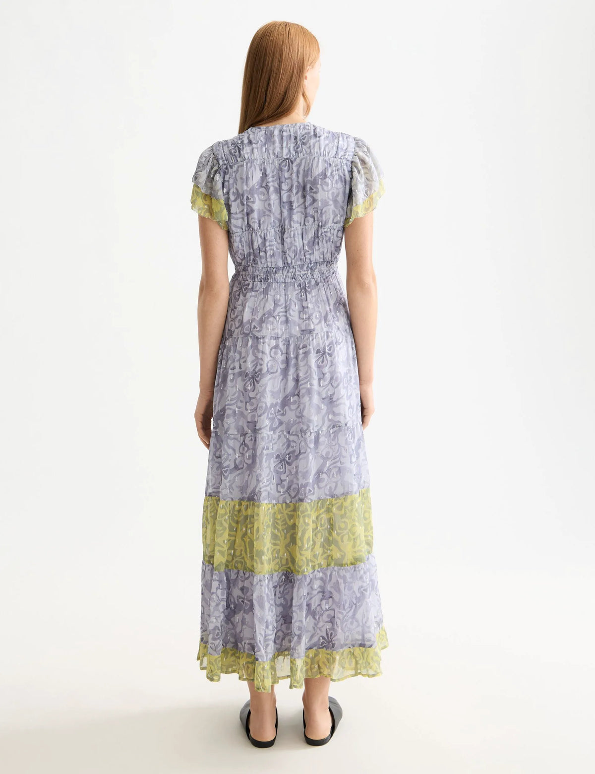 Gathered maxi dress