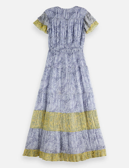 Gathered maxi dress