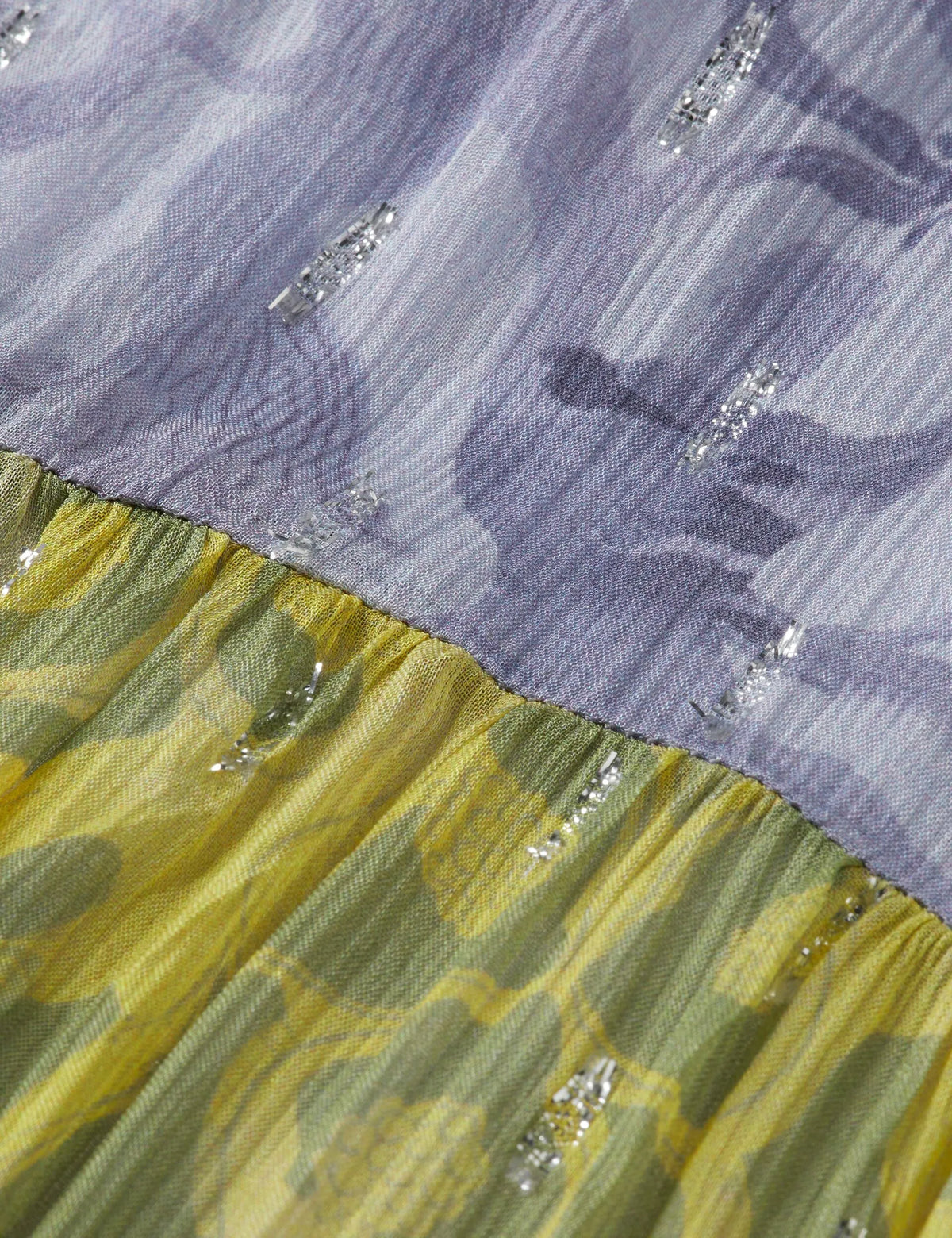 Gathered maxi dress