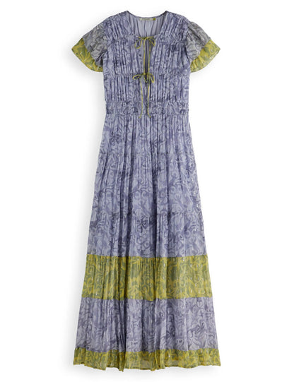 Gathered maxi dress