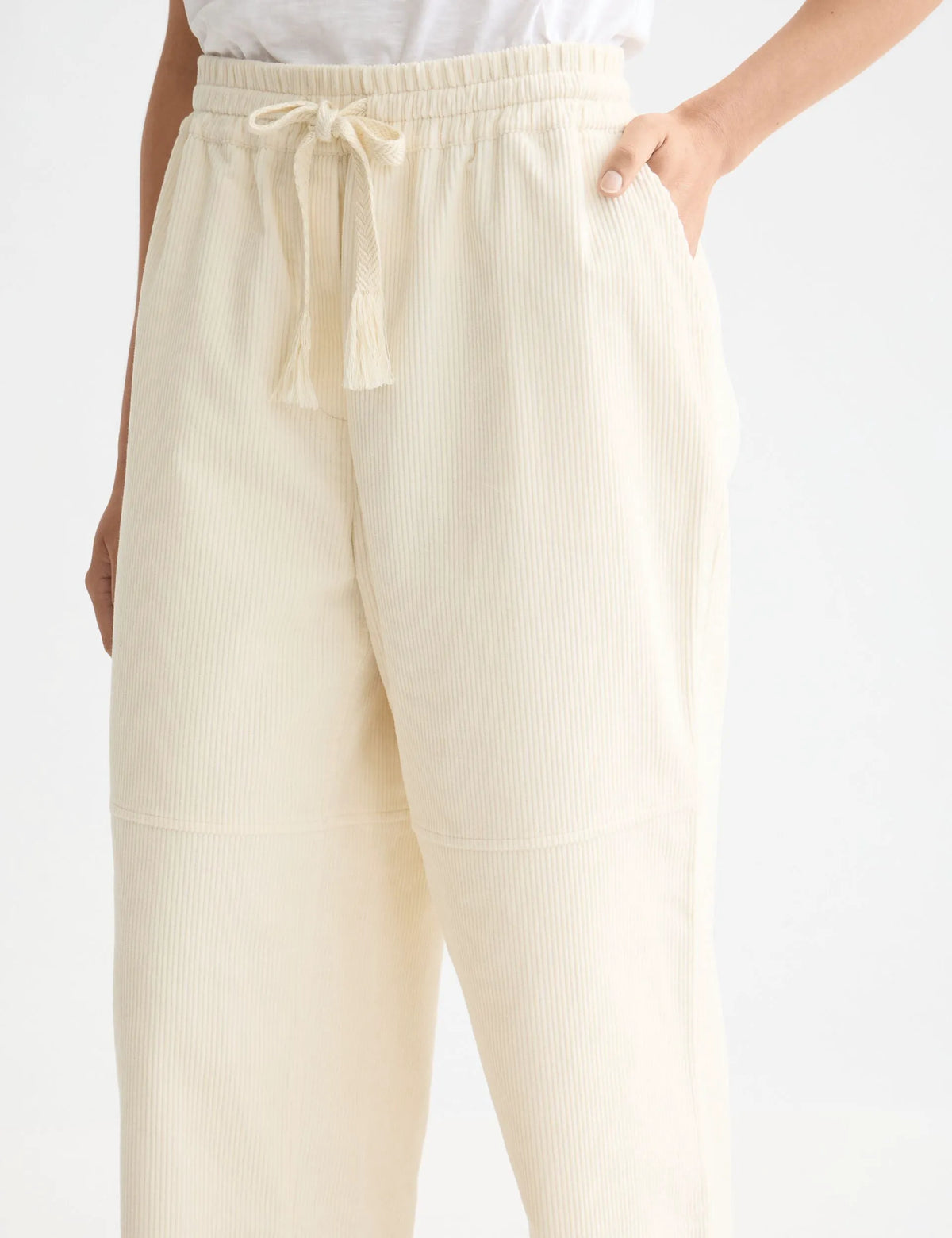 Noa high-rise wide-leg pull on pant