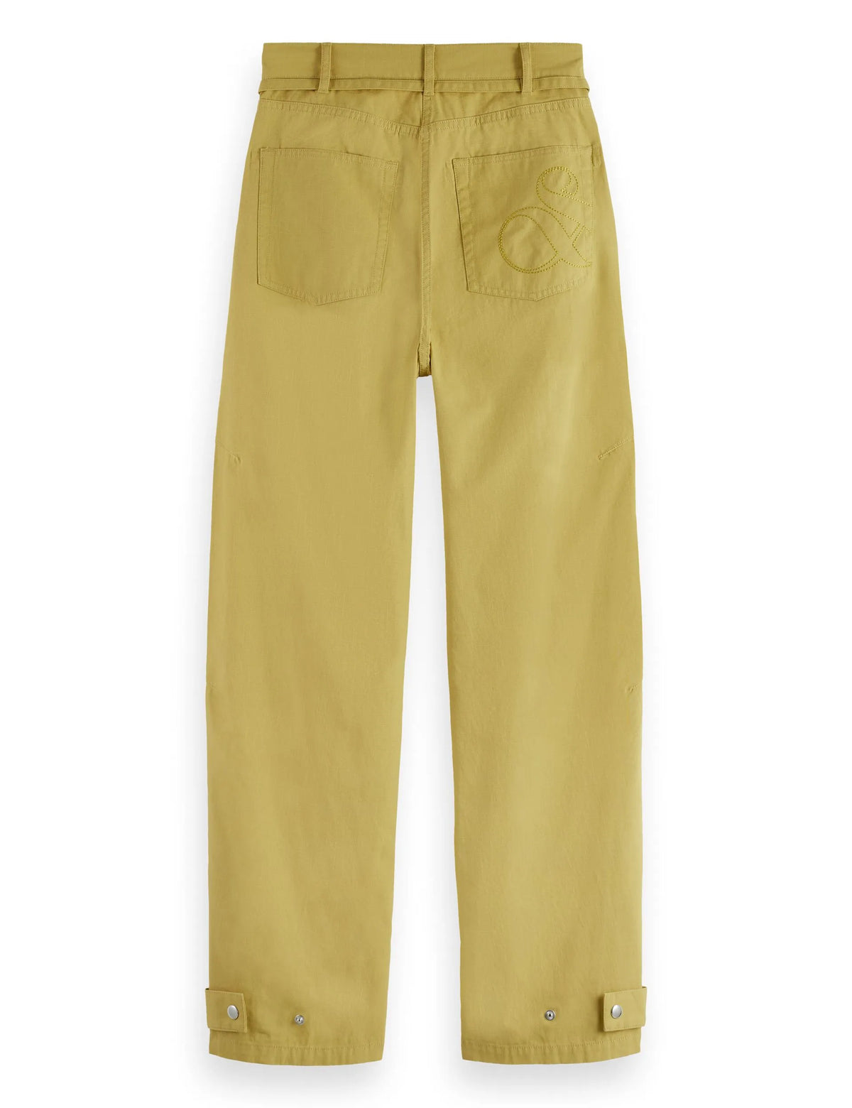 Lotus barrel leg seam detail pant