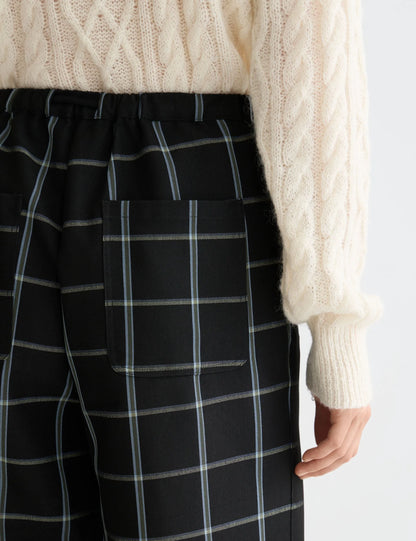 Ezra - High rise drawstring pant