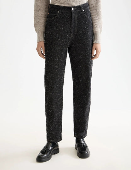 The Tide Balloon jeans — Black Snow