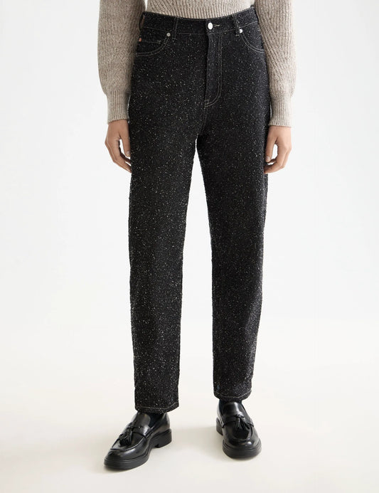 The Tide Balloon jeans — Black Snow