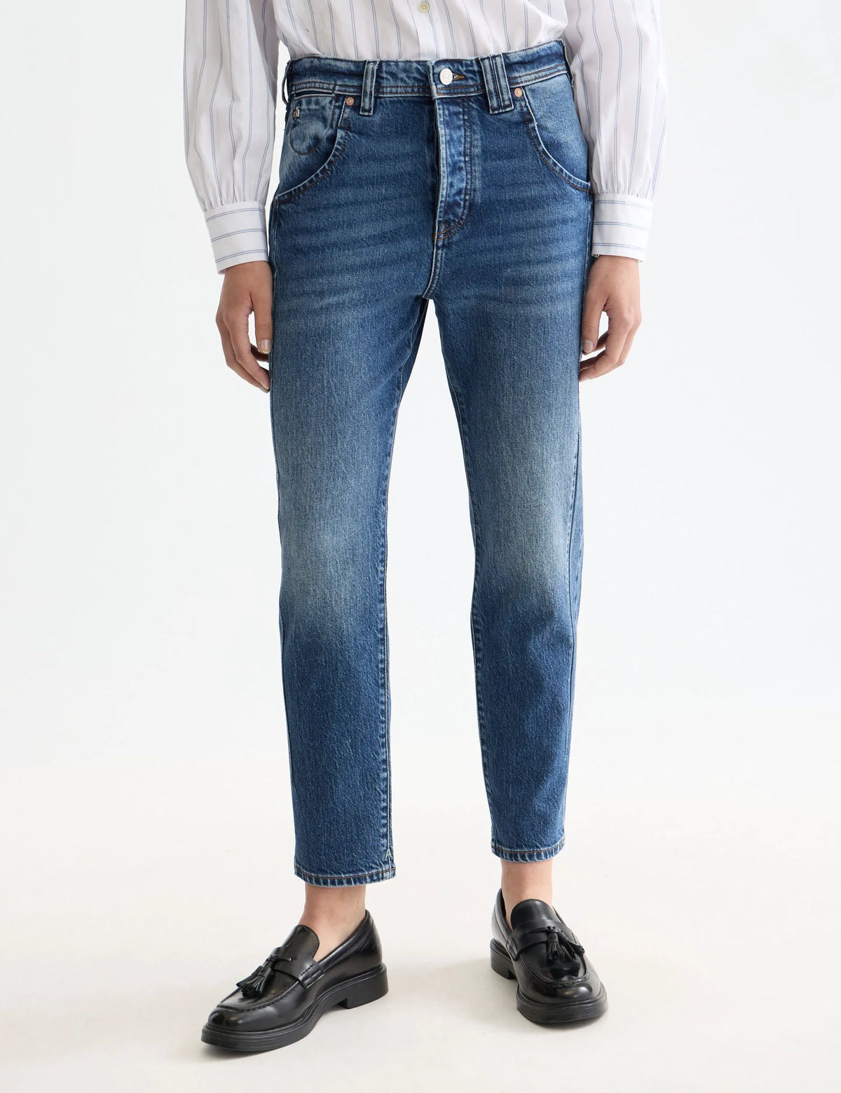 The Buzz boyfriend jeans — Tempo Blue