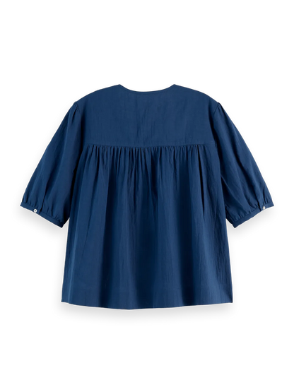 V-Neck Puff Sleeve Top
