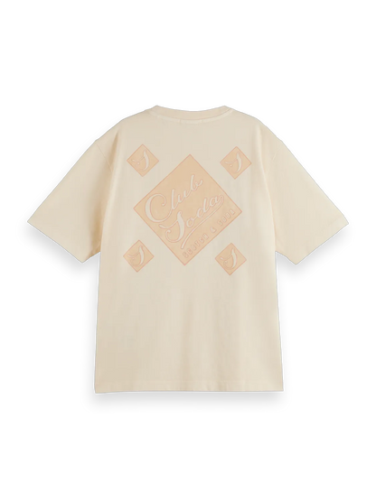 Printed Artwork Garment-Dye Loose-Fit T-Shirt