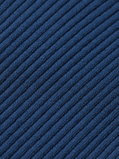 Ribbed Short Sleeve Polo