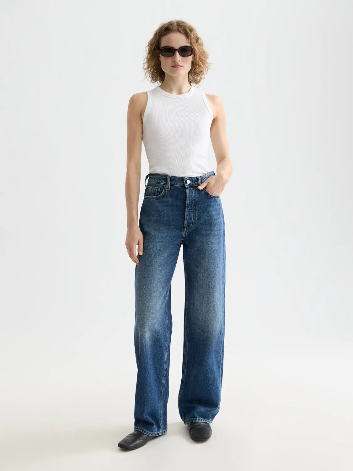 Essentials — Ribbed Racer Tank