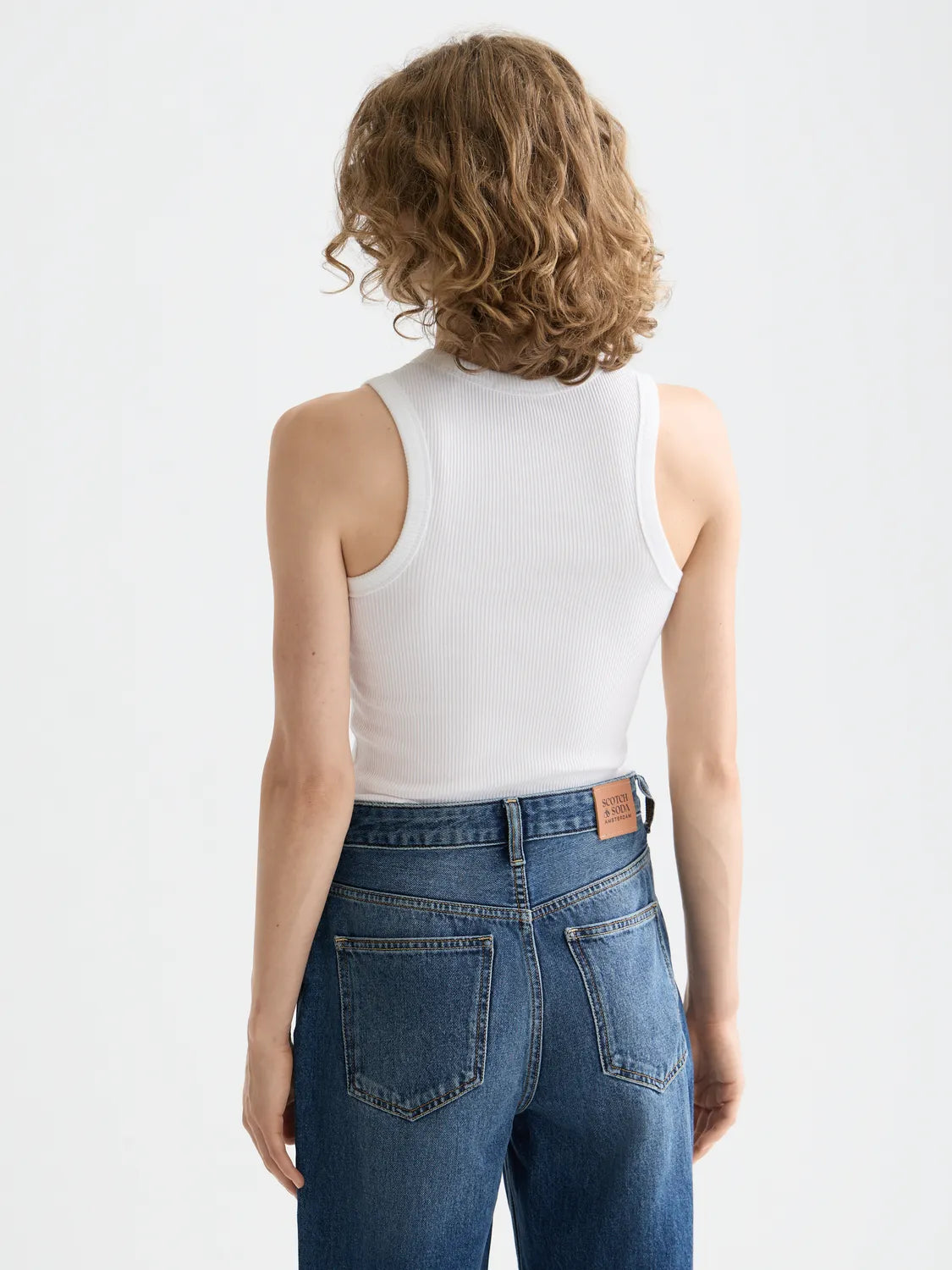 Essentials — Ribbed Racer Tank