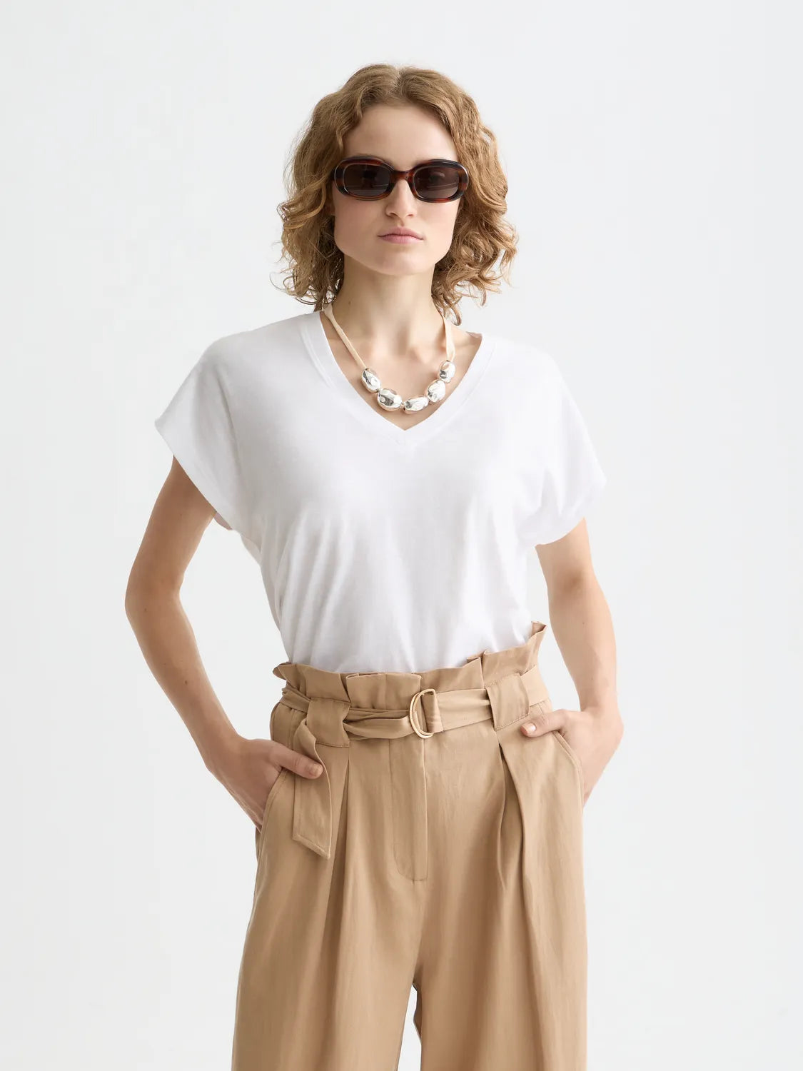 Essentials — Slub V-Neck T-Shirt