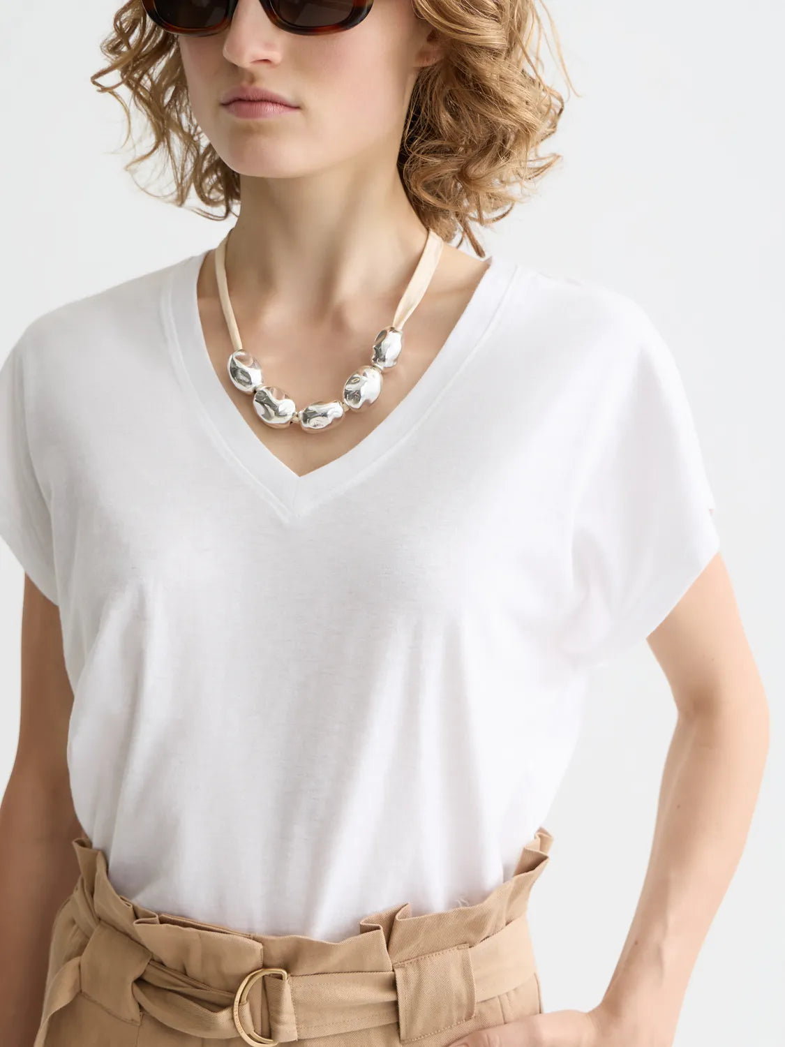 Essentials — Slub V-Neck T-Shirt