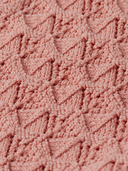Pointelle Short Sleeve Cardigan