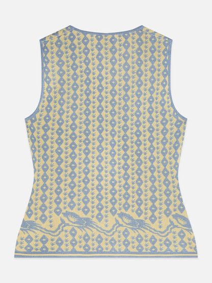 Jacquard Knitted Vest