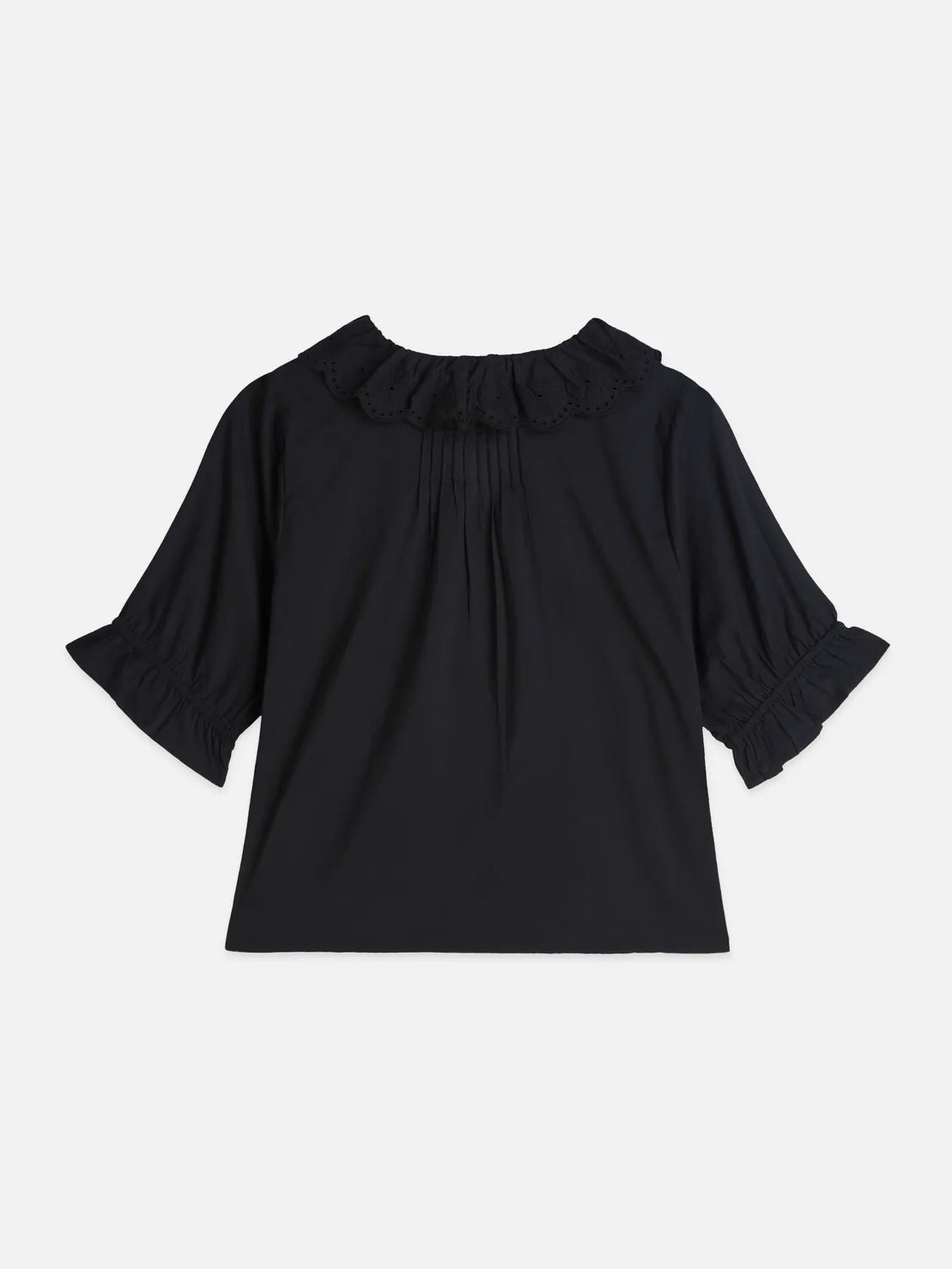 Short Sleeve Blouse With Embroidered Details