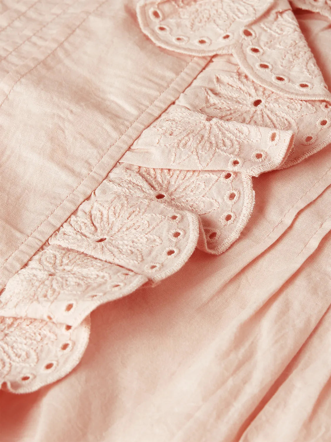 Short Sleeve Blouse With Embroidered Details